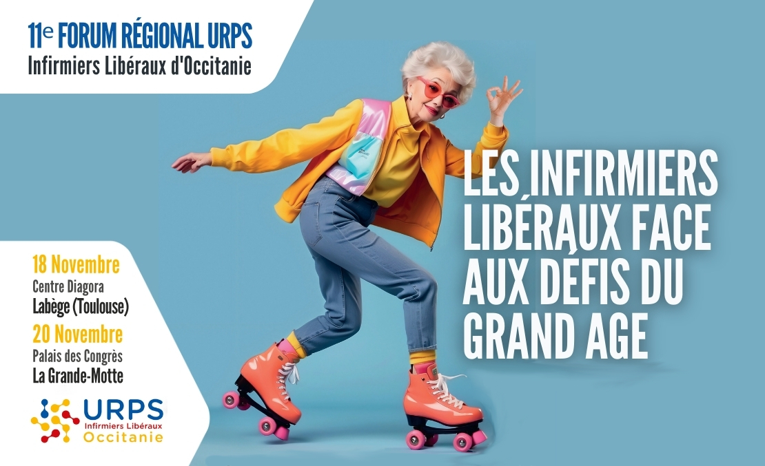 Les 18 &amp; 20 novembre 2025 : 11e Forum régional des infirmiers libéraux d’Occitanie.